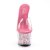 Pleaser Pantolette ADORE-701FL Transparent Pink  EU-38 / US-8