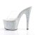 Pleaser Pantolette ADORE-701LG Transparent Silber Multi Glitter EU-35 / US-5