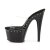 Pleaser Pantolette ADORE-701LS Transparent Schwarz EU-35 / US-5