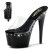 Pleaser Pantolette ADORE-701LS Transparent Schwarz EU-37 / US-7