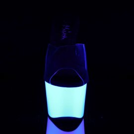 Pleaser Pantolette ADORE-701UV Transparent...