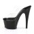 Pleaser Pantolette ADORE-702 Transparent Schwarz EU-36 / US-6