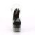 Pleaser Sandalette ADORE-708-3 Transparent Schwarz Silber Strass EU-41 / US-11
