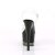 Pleaser Sandalette ADORE-708-3 Transparent Schwarz Silber Strass EU-38 / US-8