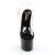 Pleaser Sandalette ADORE-708 Transparent Schwarz EU-35 / US-5