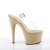 Pleaser Sandalette ADORE-708 Transparent Creme EU-37 / US-7