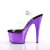 Pleaser Sandalette ADORE-708 Transparent Lila Chrom EU-35 / US-5