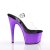 Pleaser Sandalette ADORE-708 Transparent Lila Chrom EU-35 / US-5