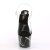 Pleaser Sandalette ADORE-708BMC Transparent Schwarz EU-35 / US-5