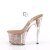 Pleaser Sandalette ADORE-708G Transparent Rose-Gold Glitter EU-36 / US-6