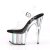 Pleaser Sandalette ADORE-708HGI Transparent Silber Hologram EU-35 / US-5
