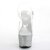 Pleaser Sandalette ADORE-708HMG Transparent Silber Multi Glitter EU-40 / US-10