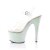 Pleaser Sandalette ADORE-708LG Transparent Silber Multi Glitter EU-35 / US-5