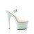 Pleaser Sandalette ADORE-708LG Transparent Silber Multi Glitter EU-35 / US-5