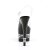 Pleaser Sandalette ADORE-708LN Transparent Schwarz EU-37 / US-7