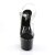 Pleaser Sandalette ADORE-708LS Transparent Schwarz EU-35 / US-5