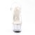 Pleaser Sandalette ADORE-708LS Transparent Silber EU-35 / US-5