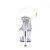 Pleaser Sandalette ADORE-708LS Transparent Silber EU-35 / US-5
