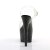 Pleaser Sandalette ADORE-708MG Transparent Schwarz EU-35 / US-5