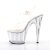 Pleaser Sandalette ADORE-708MG Transparent Silber EU-42 / US-12