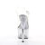 Pleaser Sandalette ADORE-708MG Transparent Silber EU-36 / US-6