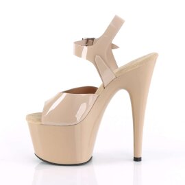 Pleaser Sandalette ADORE-708N Creme EU-37 / US-7