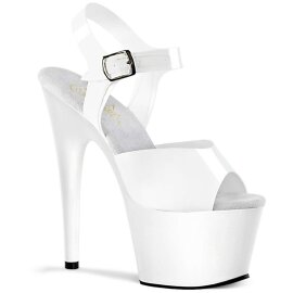 Pleaser Sandalette ADORE-708N Weiß EU-38 / US-8