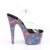 Pleaser Sandalette ADORE-708REFL Transparent Blau-Lila spiegelnd EU-36 / US-6