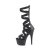 Pleaser ADORE-700-48 Platform Ankle Boots Synthetic Leather Black EU-42 / US-12