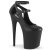 Pleaser FLAMINGO-850 Plateau Sandaletten Kunstleder Schwarz EU-38 / US-8