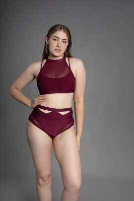 Zasha Polewear Shorts Low Waist Grace Mulberry