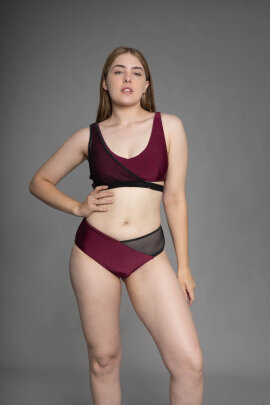 Zasha Polewear Top Zoey Mulberry