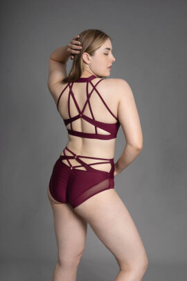 Zasha Polewear Shorts Low Waist Grace Mulberry XL