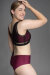 Zasha Polewear Top Zoey Mulberry XL