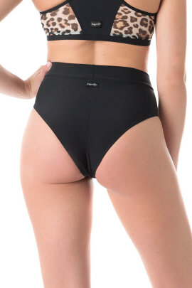 Dragonfly Shorts Molly Schwarz Leopard Mesh L