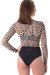 Dragonfly Crop Top Pavi Leopard Mesh L-XL