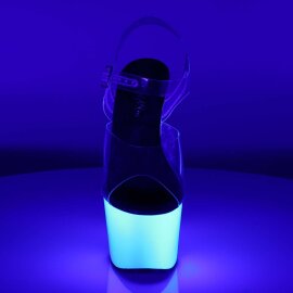 Pleaser Sandalette ADORE-708UV Transparent...