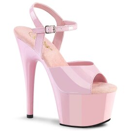 Pleaser ADORE-709 Plateau Sandaletten Lack Rosa EU-40 /...