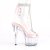Pleaser STARDUST-1018C-2RS Plateau Stiefeletten Transparent Rosa EU-35 / US-5