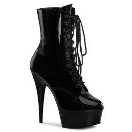 Pleaser ankle boot DELIGHT-1020 Black EU-40 / US-10