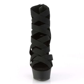 Pleaser Sandal DELIGHT-600-24 Black EU-35 / US-5