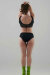 Juicee Peach Bodysuit Boston Schwarz XS