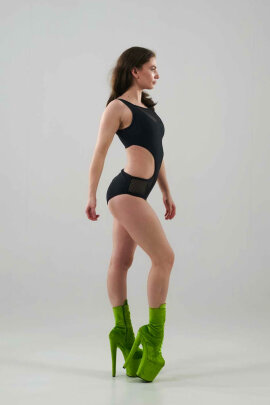 Juicee Peach Bodysuit Boston Schwarz S