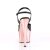 Pleaser Sandalette ADORE-709 Schwarz Rose-Gold Chrom EU-35 / US-5