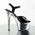 Pleaser Sandalette ADORE-709 Schwarz Silber Chrom EU-35 / US-5