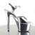 Pleaser Sandalette ADORE-709 Silber Metallic Chrom EU-35 / US-5