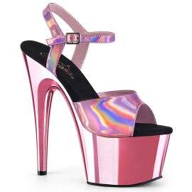 Pleaser Sandalette ADORE-709HGCH Pink Hologram EU-35 / US-5