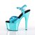 Pleaser Sandalette ADORE-709HGCH Türkis Hologram Chrom EU-41 / US-11