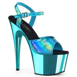 Pleaser Sandalette ADORE-709HGCH Türkis Hologram...
