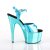 Pleaser Sandalette ADORE-709HGCH Türkis Hologram Chrom EU-39 / US-9